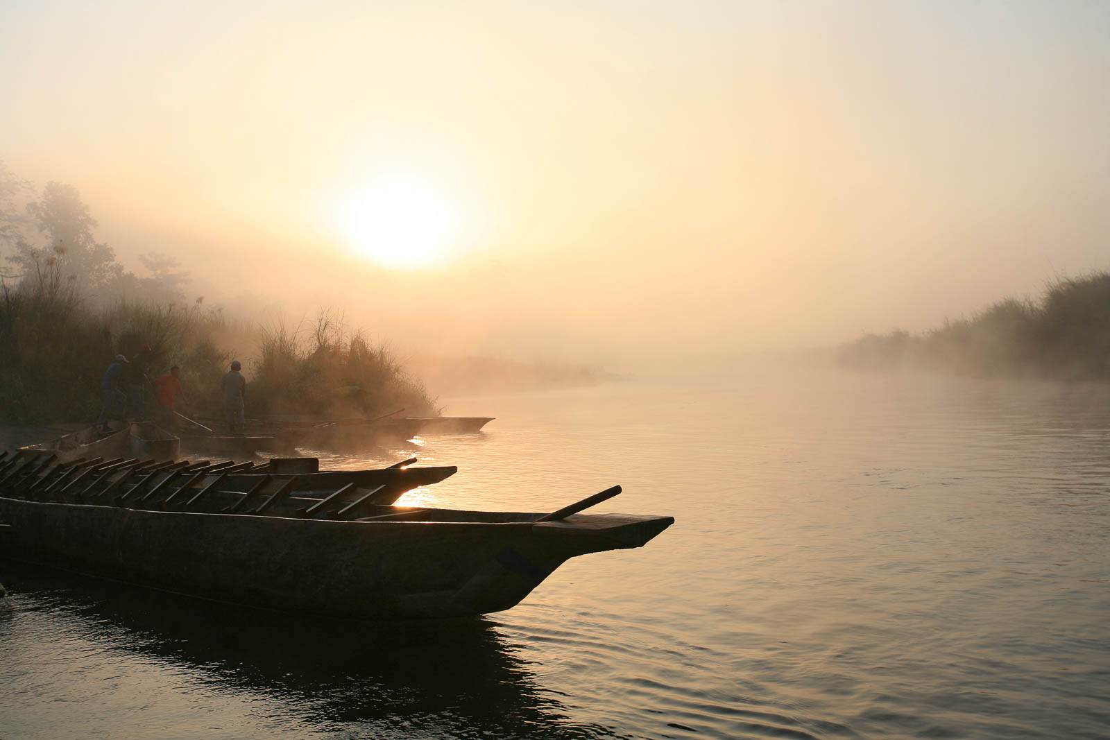 Sonnenaufgang am Rapti-River